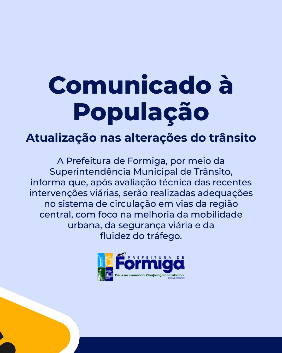 Atualização no trânsito!