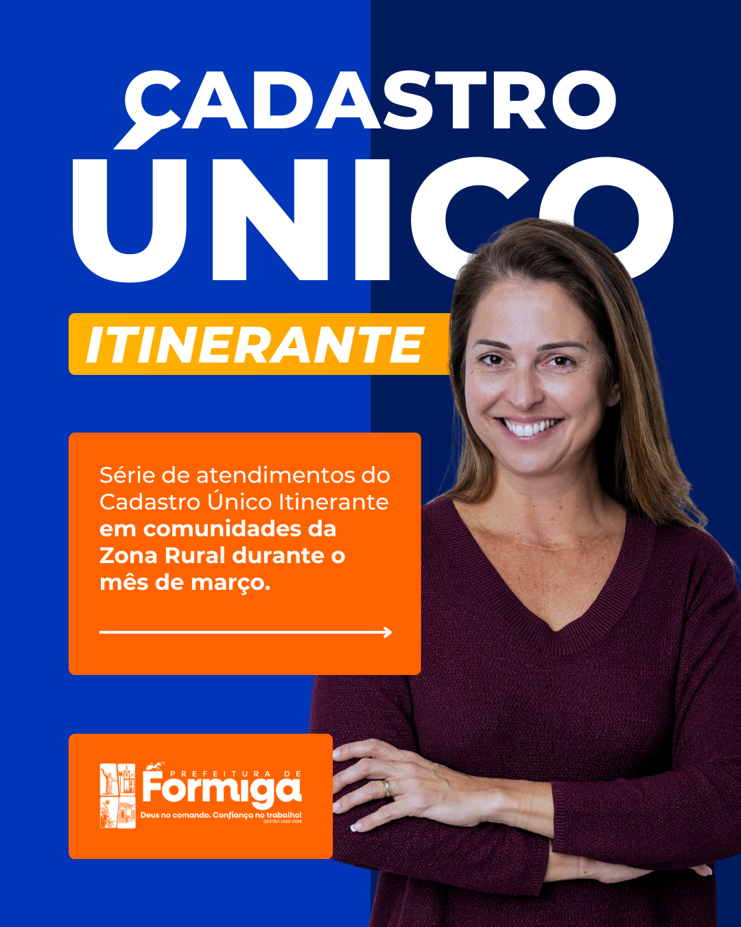 Cadastro Único Itinerante levará atendimento às comunidades rurais durante o mês de março