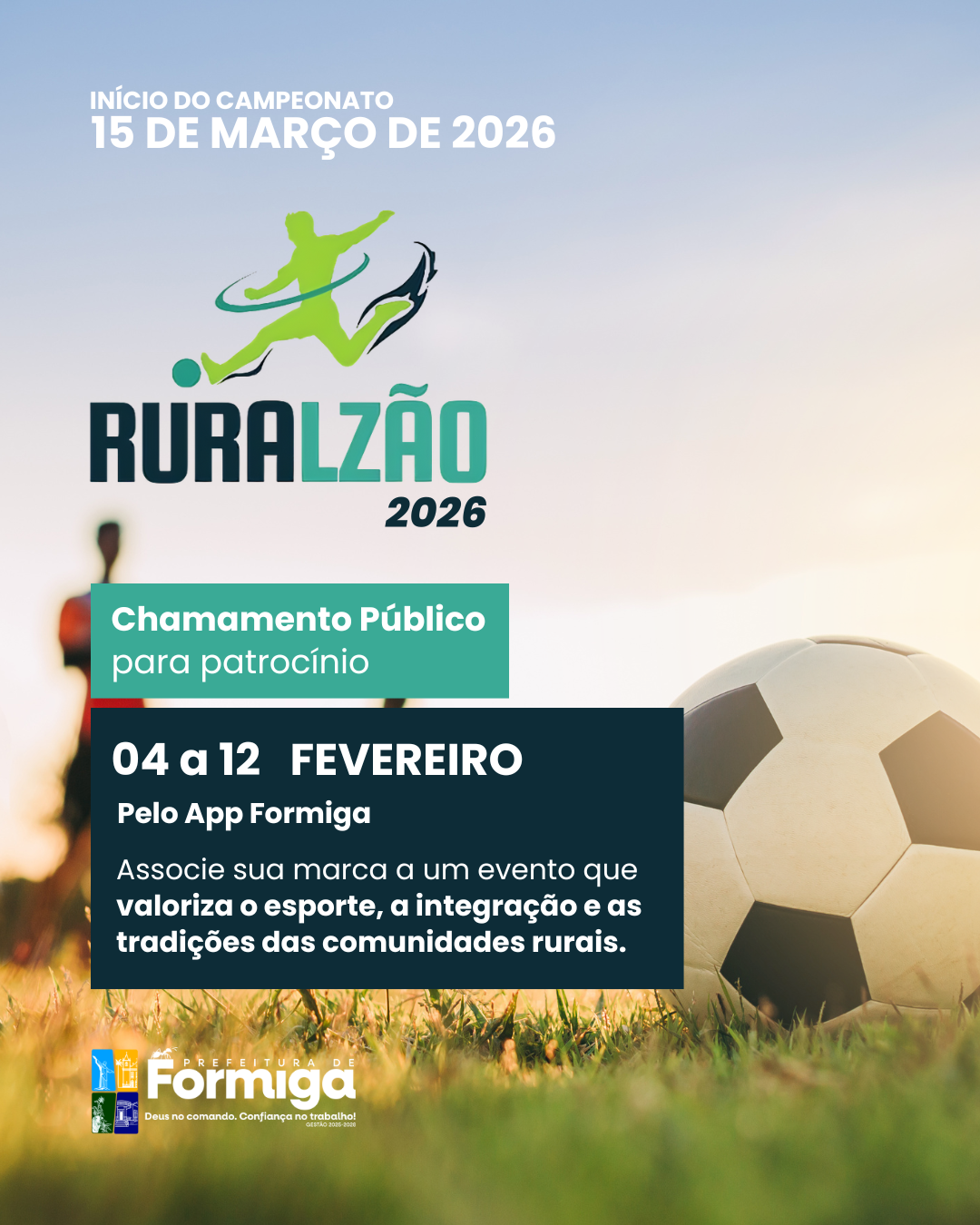 Chamamento Público para patrocínio - Ruralzão 2026