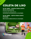 Coleta de Lixo - Semana Santa