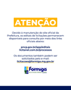 Comunicado licitação