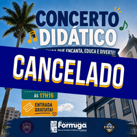 Concerto Didático da EMMEL é cancelado devido às condições climáticas