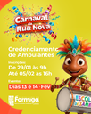Credenciamento de Ambulantes - Carnaval Rua Nova