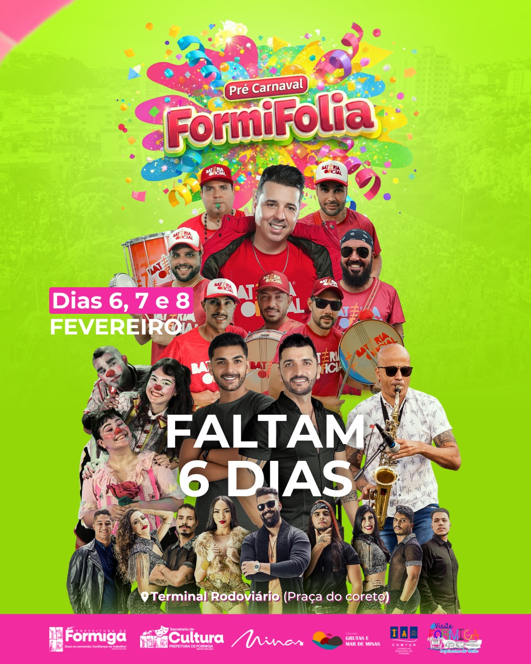 FALTAM 06 DIAS - Pré-Carnaval FormiFolia