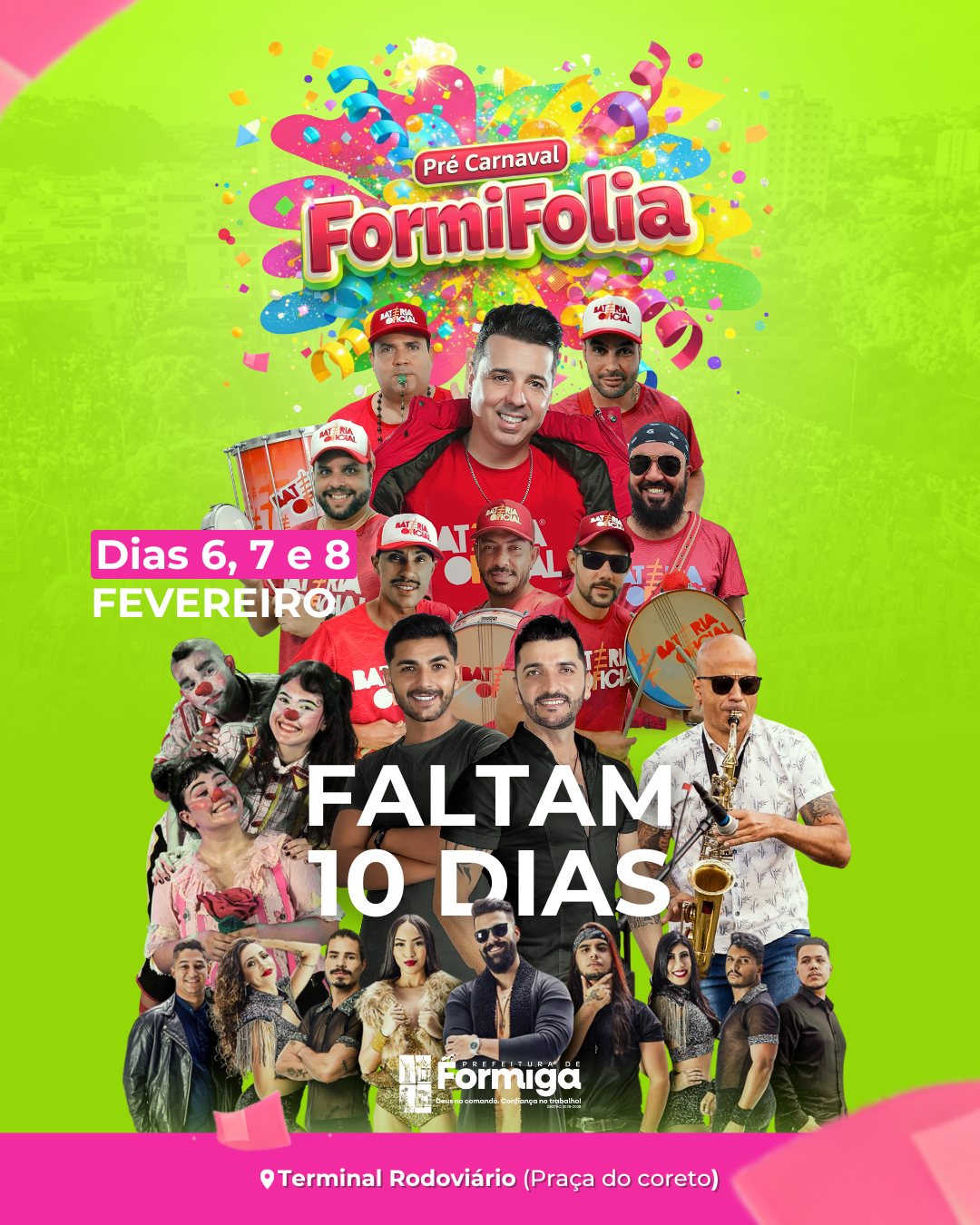 FALTAM 10 DIAS - Pré-Carnaval FormiFolia