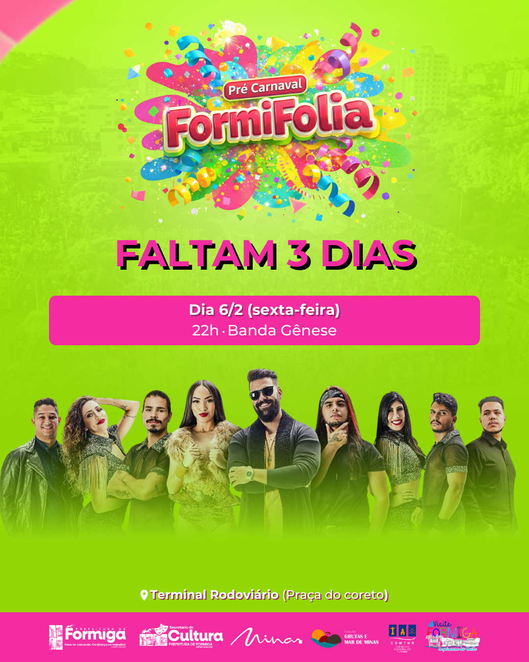 FALTAM 3 DIAS - Pré-Carnaval FormiFolia