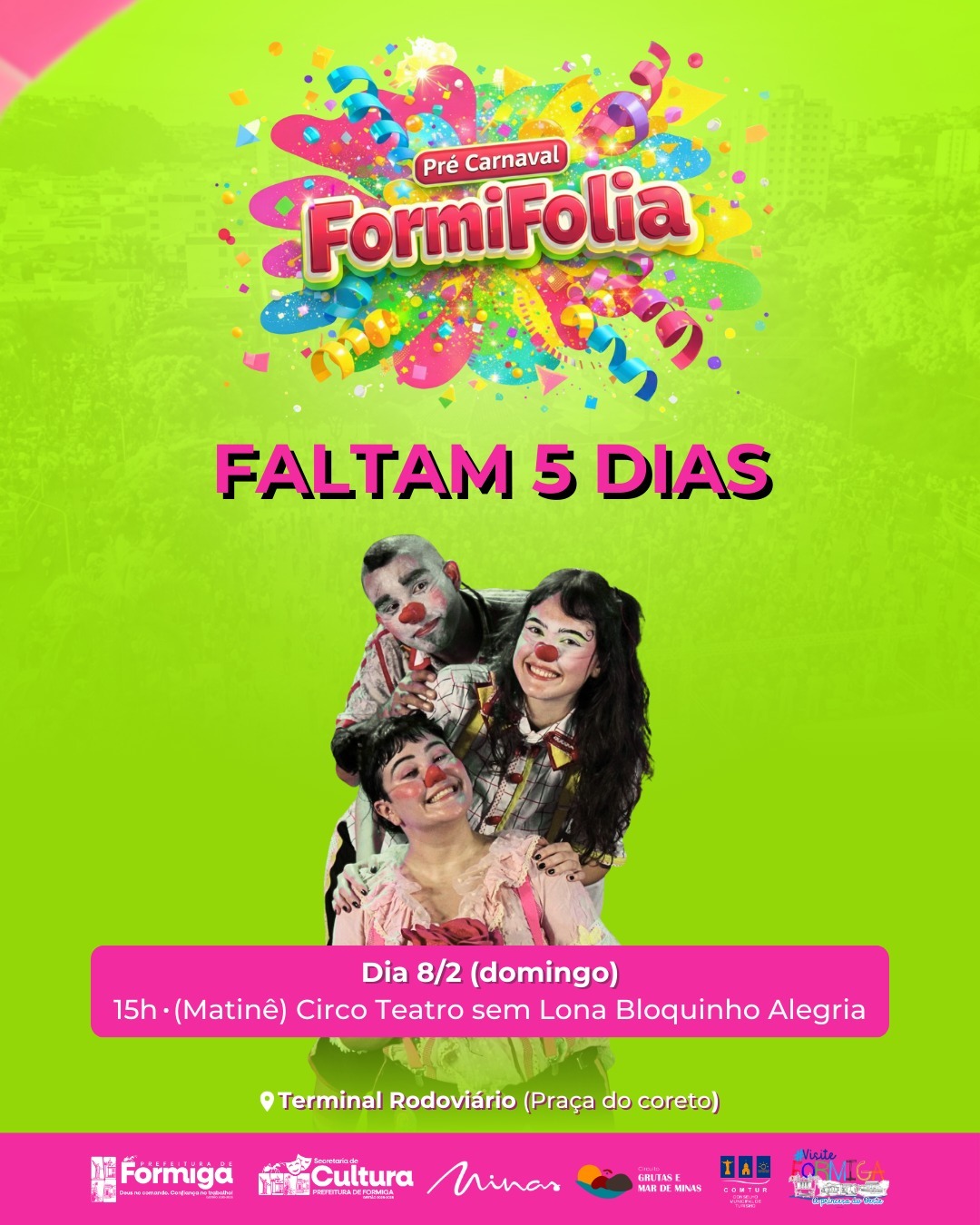FALTAM 5 DIAS - Pré-Carnaval FormiFolia