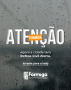 Formiga passa a integrar o sistema Defesa Civil Alerta