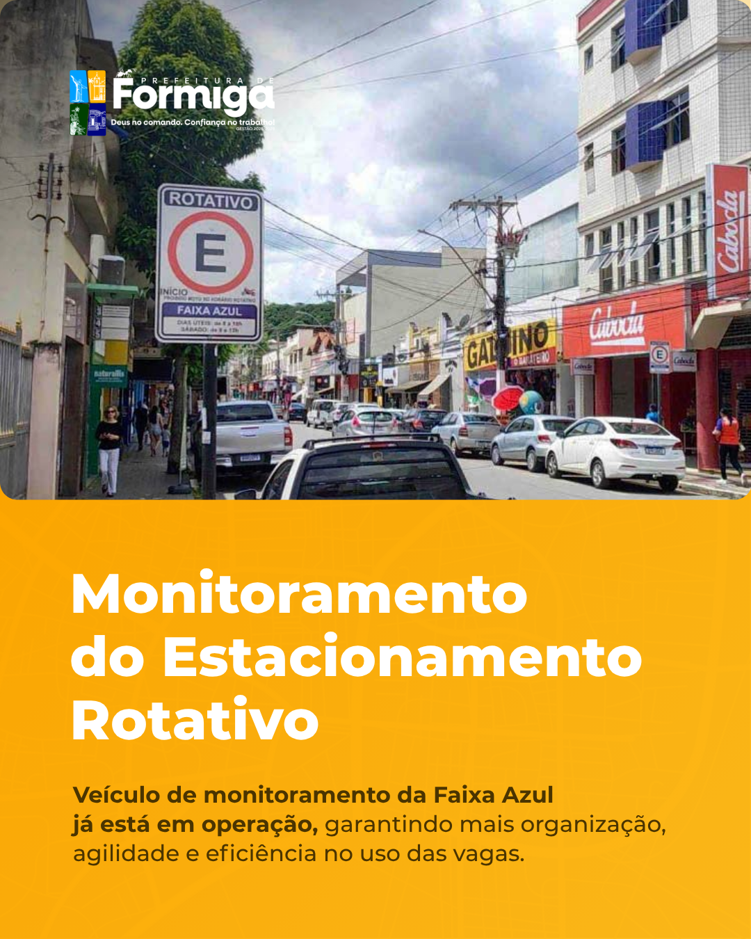 Monitoramento do Estacionamento Rotativo (Faixa Azul)