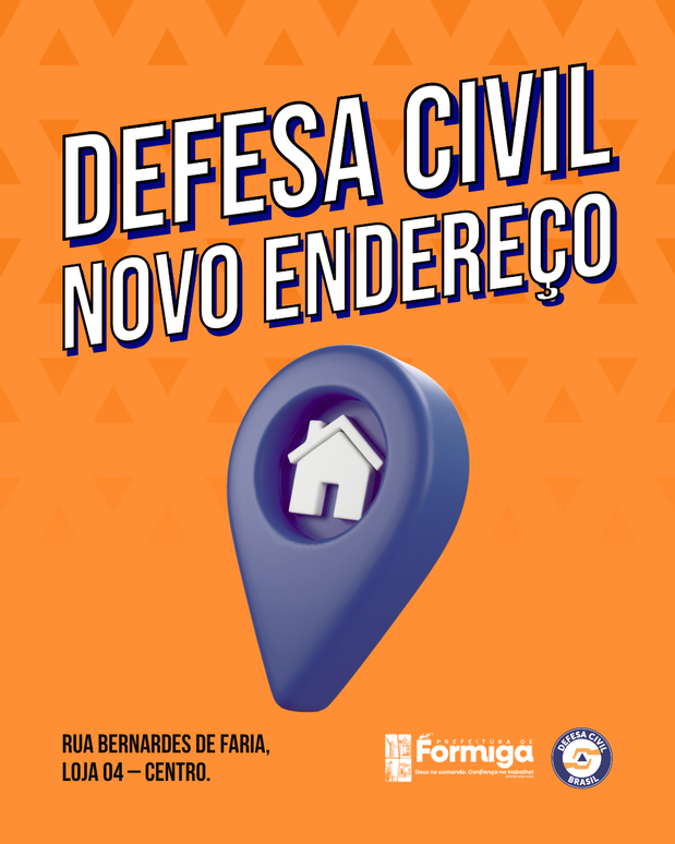 Defesa Civil de Formiga passa a atender em novo endereço