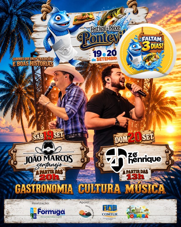 Festival do Peixe Pontevila: faltam 3 dias para a festa!