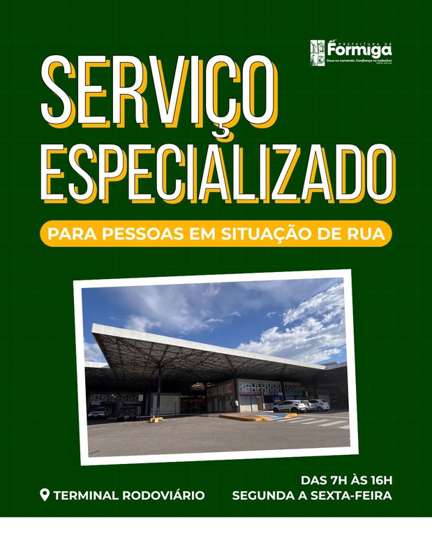 Prefeitura de Formiga implanta espaço especializado para atendimento à população em situação de rua