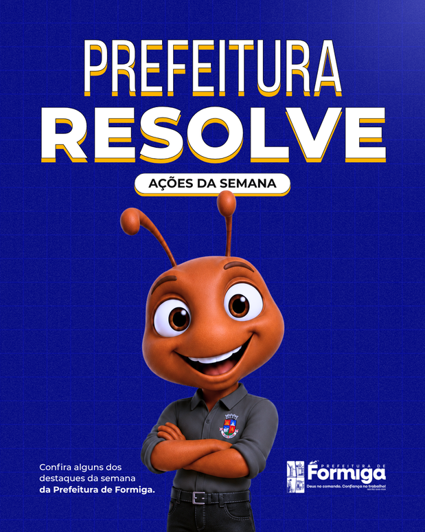 Prefeitura Resolve: confira as ações realizadas em Formiga nesta semana