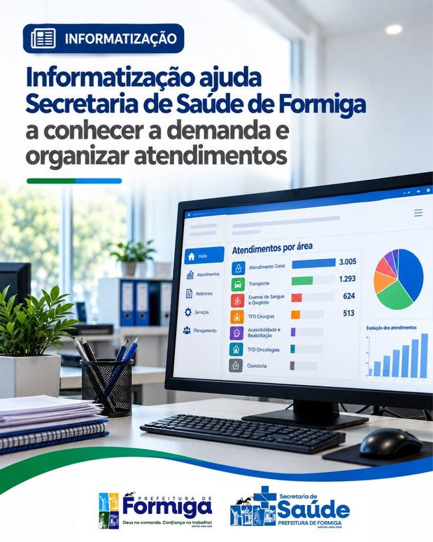 Informatização amplia controle e acompanhamento dos atendimentos na Secretaria de Saúde