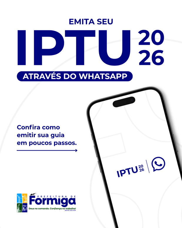 IPTU 2026: confira o passo a passo para emissão da guia pelo WhatsApp