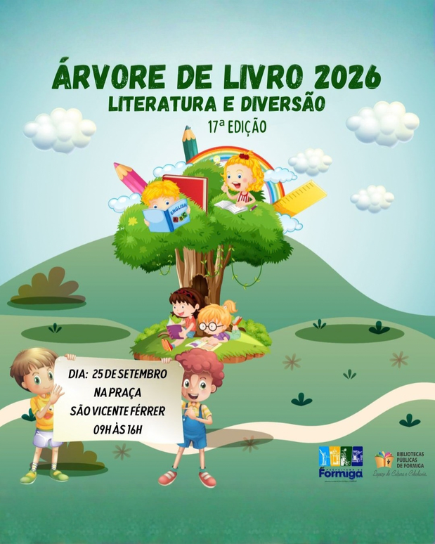 17ª Árvore de Livro 2026: dia 25 de setembro — confira a programação