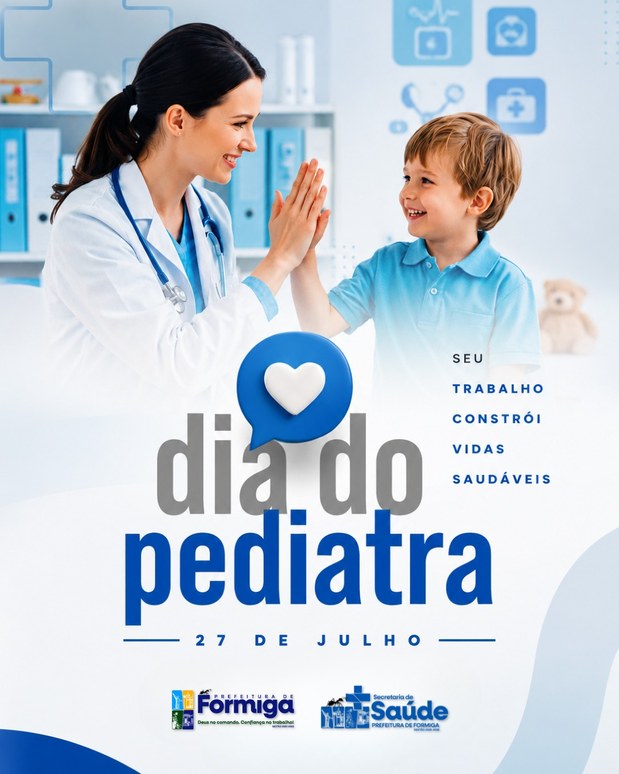 Prefeitura de Formiga Celebra o Dia do Pediatra