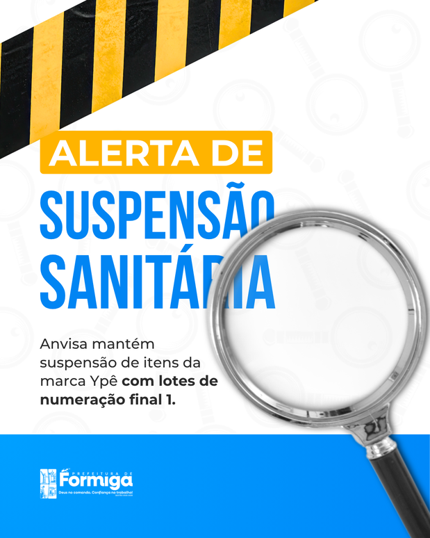 Anvisa mantém suspensão de produtos da marca Ypê com lotes finais 1