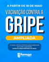 Prefeitura de Formiga amplia vacinação contra a gripe para toda a população a partir de 18 de maio