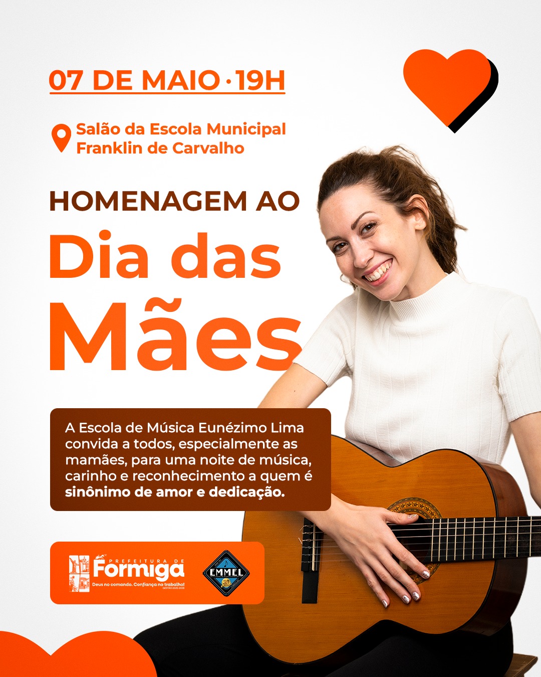 Prefeitura de Formiga realiza homenagem especial ao Dia das Mães