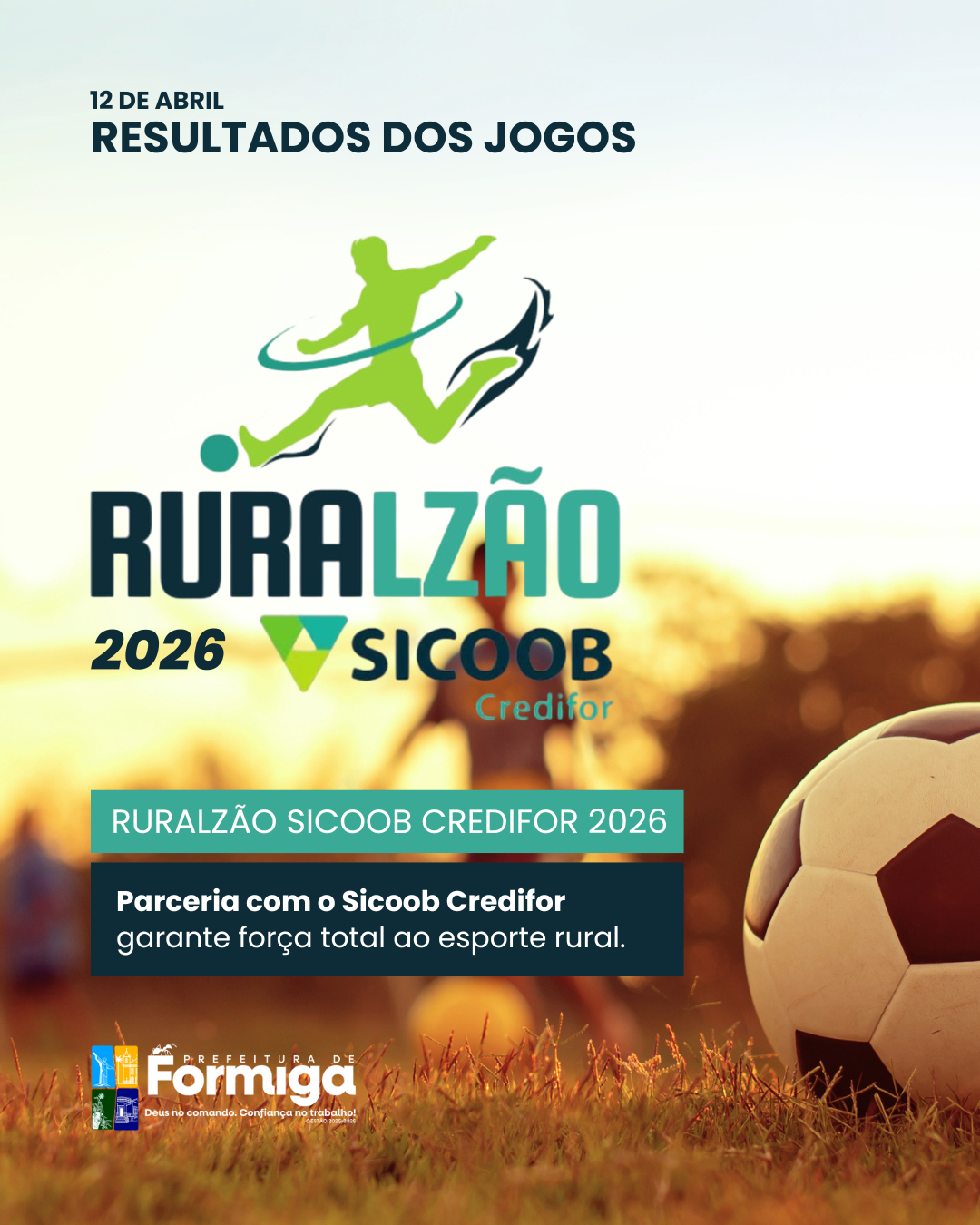 Ruralzão Sicoob Credifor 2026 – Resultados dos jogos de 12 de abril